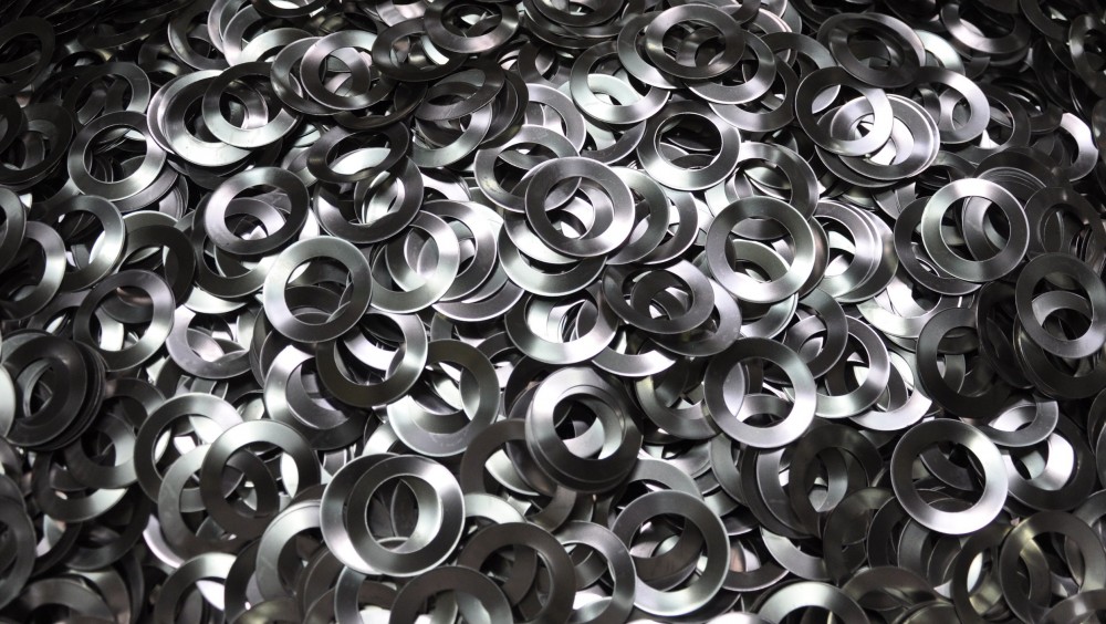 Stanztechnik Velbert: Gestanzte Aluminiumringe